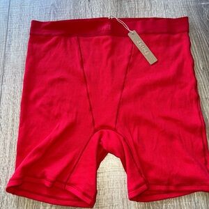 NWT: skims boxers for women color red size L